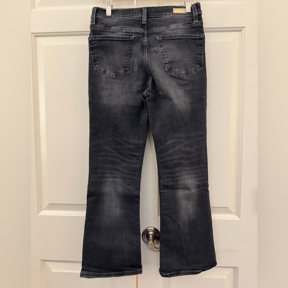 Current/Elliott Sz 26 The Boulevard Crop Bootcut Jeans in Graphite - Picture 5 of 9